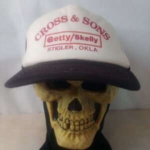 Vintage Cross & Sons Trucking Oklahoma Snap Back Trucker Hat